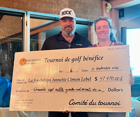 Succès pour la 6e édition du tournoi de golf de Mirabel: 47 470$ d’amassé!